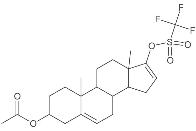 (3β)-雄甾-5,16-二烯-3,17-二醇 3-乙酸酯 17-(三氟甲烷磺酸酯)