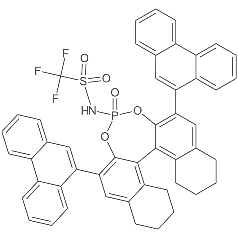 1,1,1-三氟-N-[(11bR)-8,9,10,11,12,13,14,15-八氢-4-氧代-2,6-二-9-菲蒽二萘[2,1]-d:1',2'-f][1,3,2]二氧杂膦-4-基]甲磺酰胺