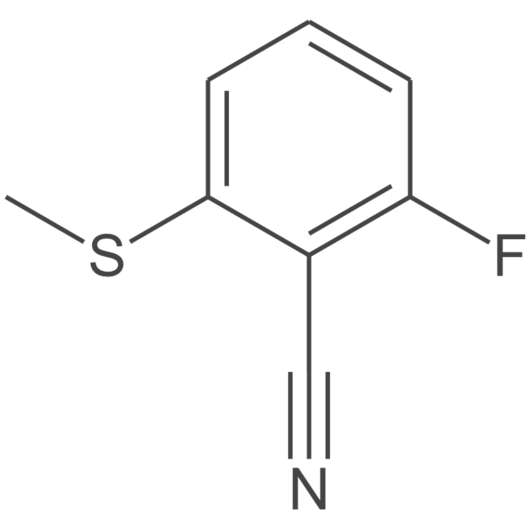 2-氟-6-(甲硫基)苄腈