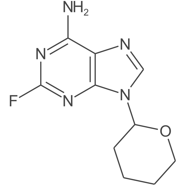2-氟-9-(四氢-2H-吡喃-2-基)-9H-嘌呤-6-胺
