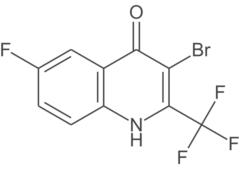 3-溴-6-氟-4-羟基-2-三氟甲基喹啉