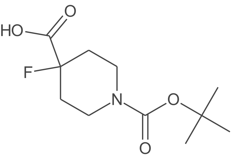 1-Boc-4-氟-4-哌啶甲酸