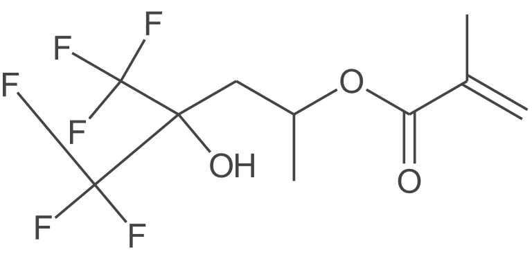 5,5,5-三氟-4-羟基-4-(三氟甲基)戊-2-基 甲基丙烯酸酯