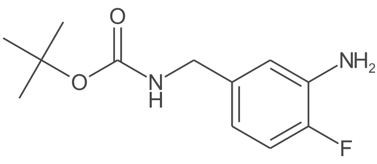 3-氨基-4-氟苄基氨基甲酸叔丁酯