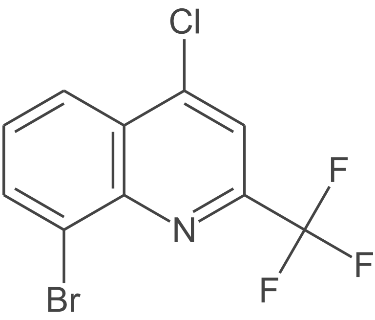 2-三氟甲基-4-氯-8-溴喹啉