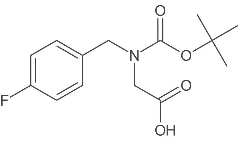 N-(叔丁氧基羰基)-N-(4-氟苄基)甘氨酸
