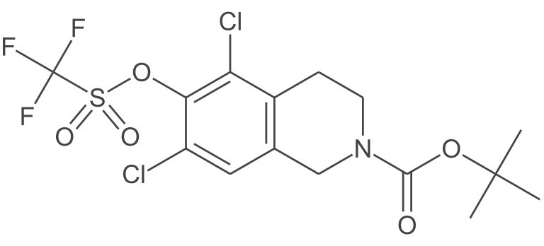 (((三氟甲基)磺酰基)氧基)-3,4-二氢异喹啉-2(1H)-甲酸叔丁酯