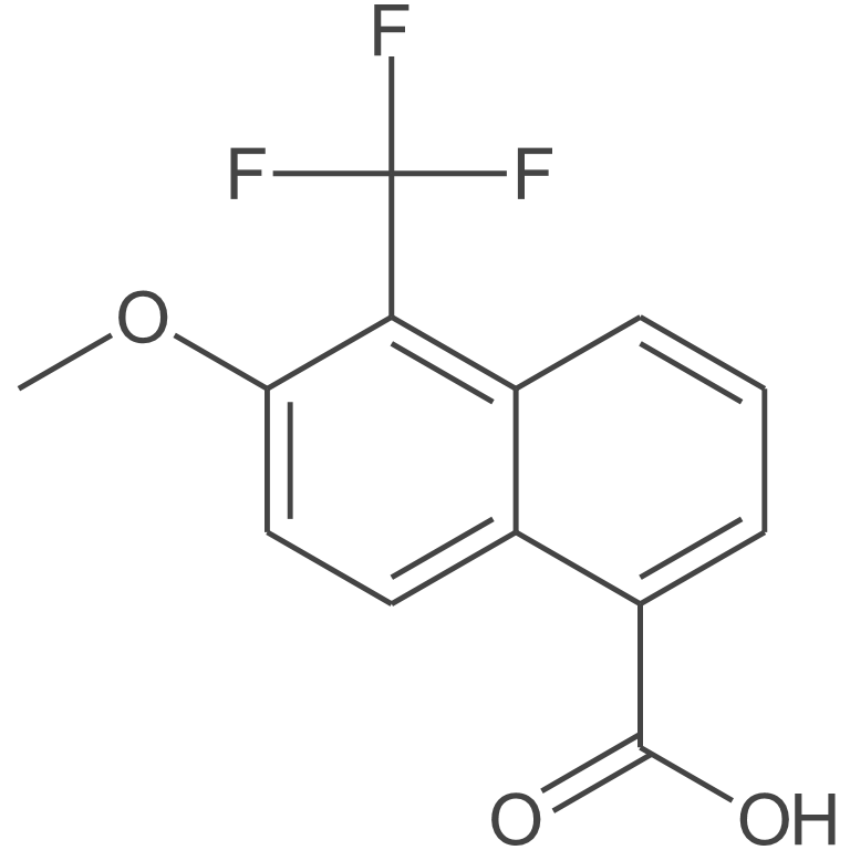 6-甲氧基-5-(三氟甲基)-1-萘甲酸