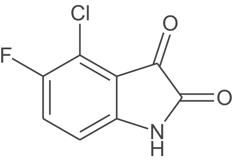 4-氯-5-氟-1H-吲哚-2,3-二酮