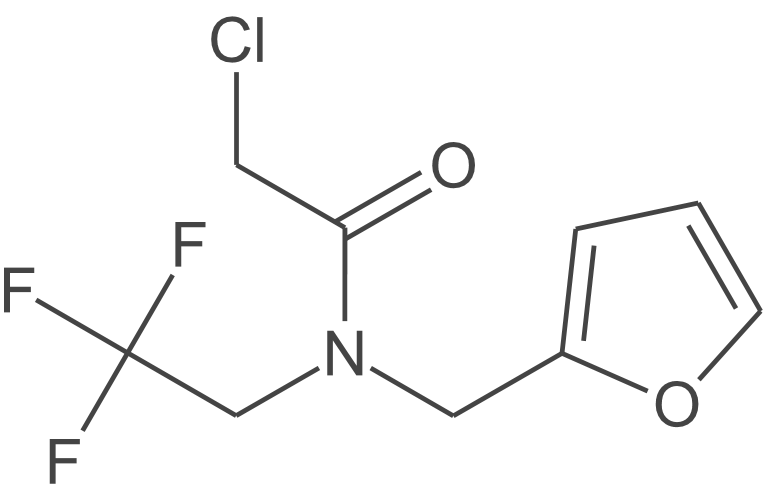2-氯-N-(呋喃-2-基甲基)-N-(2,2,2-三氟乙烷基)乙酰胺