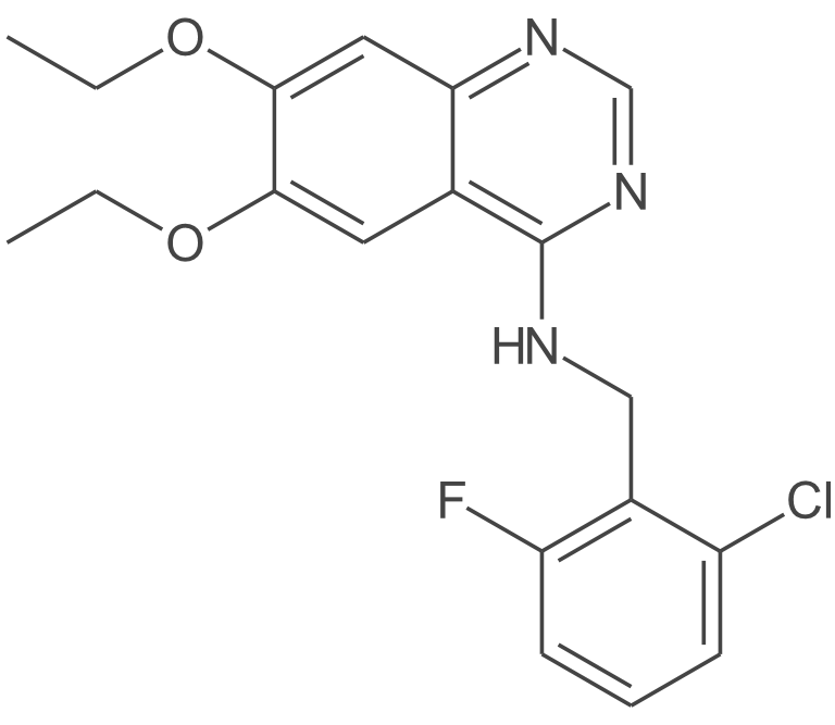 N-(2-氯-6-氟苄基)-6,7-二乙氧基-4-胺