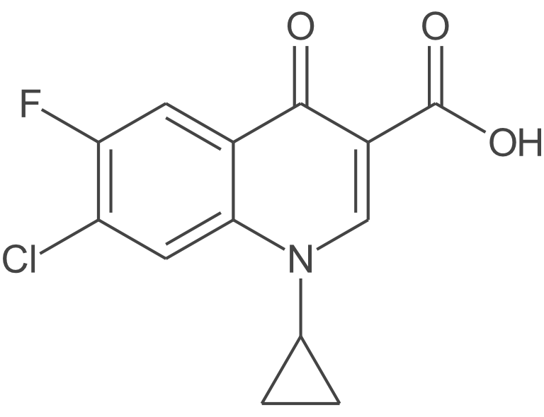 7-氯-1-环丙基-6-氟-4-氧代-1,4-二氢喹啉-3-羧酸