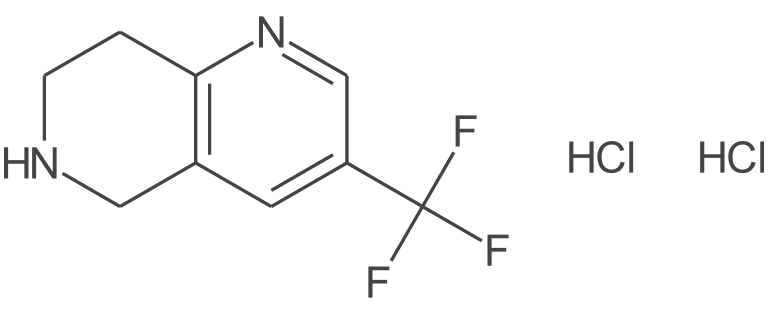 3-(三氟甲基)-5,6,7,8-四氢-1,6-萘啶二盐酸盐