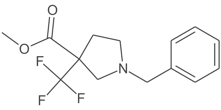 1-苄基-3-(三氟甲基)吡咯烷-3-羧酸甲酯