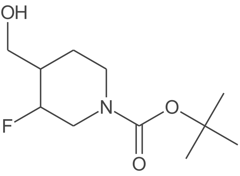 (3R,4R)-rel--3-氟-4-(羟甲基)哌啶-1-羧酸叔丁基叔丁酯