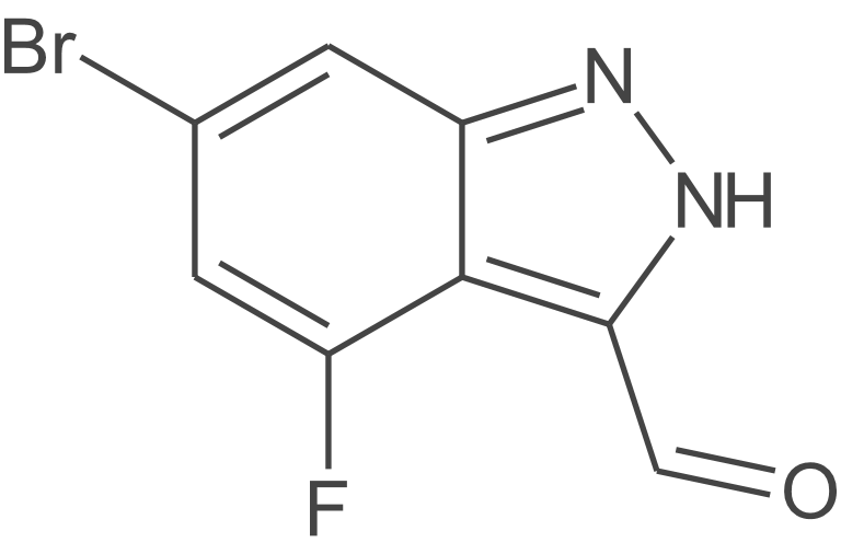 6-溴-4-氟-1H-吲唑-3-甲醛