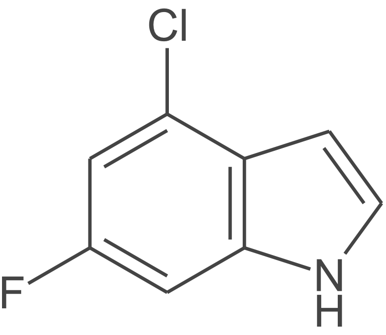 4-氯-6-氟-1H-吲哚