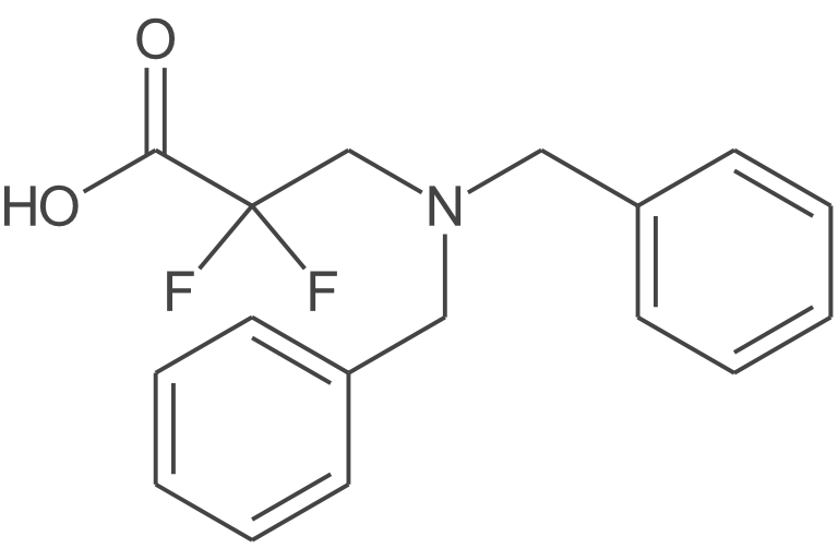 3-(二苄基氨基)-2,2-二氟丙酸