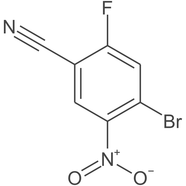4-溴-2-氟-5-硝基苄腈