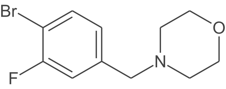 N-(4-溴-3-氟苄基)吗啉