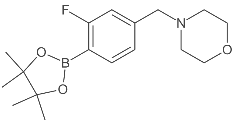 4-(3-氟-4-(4,4,5,5-四甲基-1,3,2-二氧硼杂环戊烷-2-基)苄基)吗啉