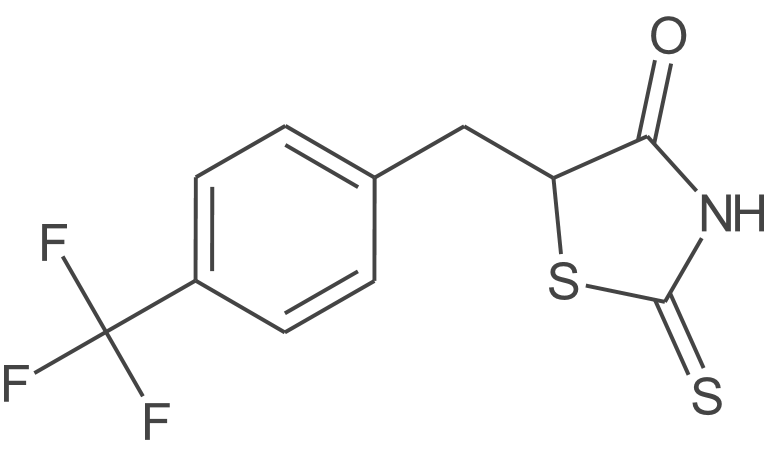 2-硫代-5-(4-9三氟甲基)苄基)噻唑烷-4-酮