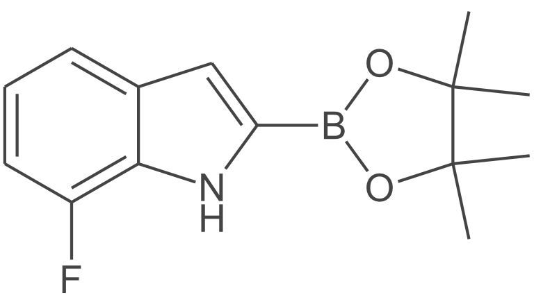 7-氟-2-(4,4,5,5四甲基-1,3,2-二氧硼杂环戊烷-2-基)-1H-吲哚