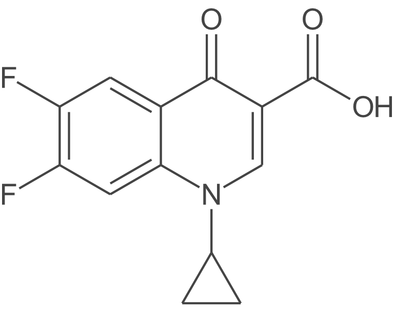 1-环丙基-6,7-二氟-1,4-二氢-4-氧代-3-喹啉甲酸