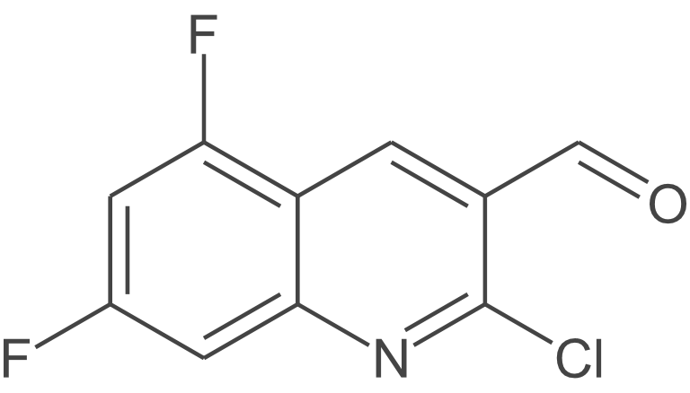 2-氯-5,7-二氟喹啉-3-甲醛