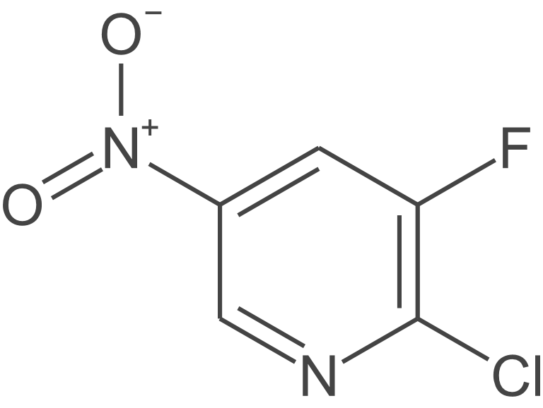 2-氯-3-氟-5-硝基吡啶