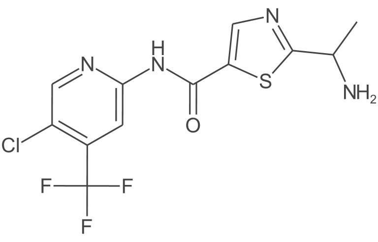 (R)-2-(1-氨基乙基)-N-(5-氯-4-(三氟甲基)吡啶-2-基)噻唑-5-甲酰胺