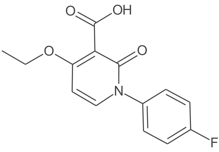 4-乙氧基-1-(4-氟苯基)-2-氧代-1,2-二氢吡啶-3-羧酸