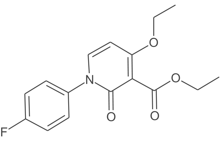 4-乙氧基-1-(4-氟苯基)-2-氧代-1,2-二氢吡啶-3-羧酸乙酯