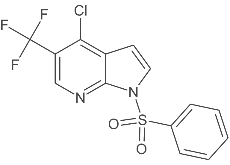 4-氯-1-(苯基磺酰基)-5-(三氟甲基)-1H-吡咯并[2,3-b]吡啶