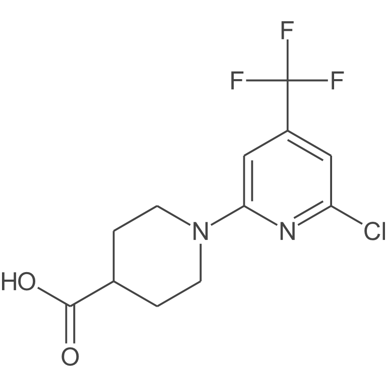 1-(6-氯-4-(三氟甲基)吡啶-2-基)哌啶-4-羧酸