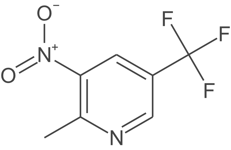 2-甲基-3-硝基-5-(三氟甲基)吡啶