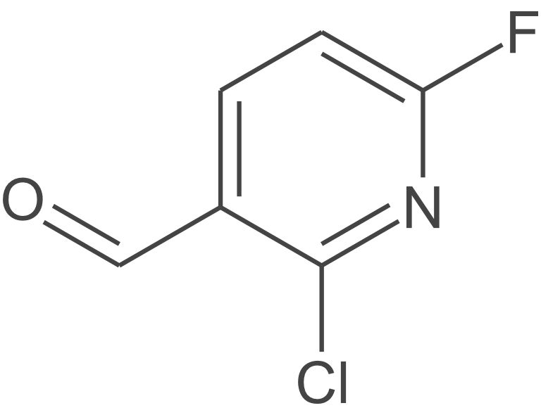 2-氯-6-氟-3-吡啶甲醛