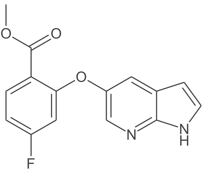 2-((1H-吡咯并[2,3-b]吡啶-5-基)氧基)-4-氟苯甲酸甲酯