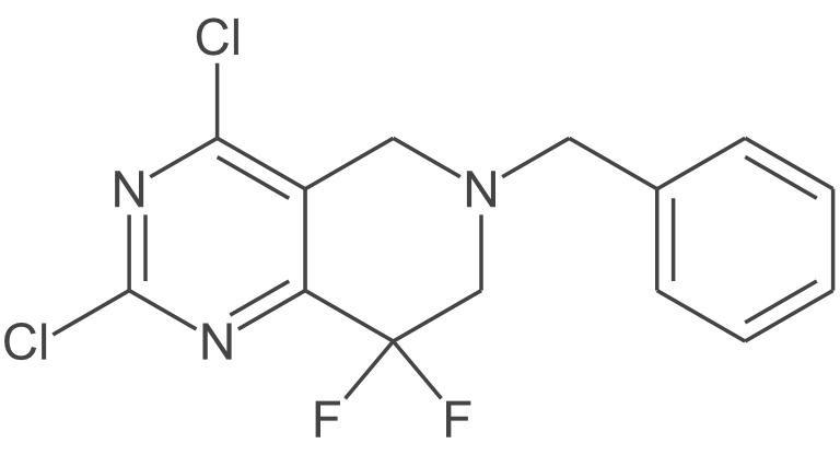 6-苄基-2,4-二氯-8,8-二氟-5,6,7,8-四氢吡啶并[4,3-d]嘧啶