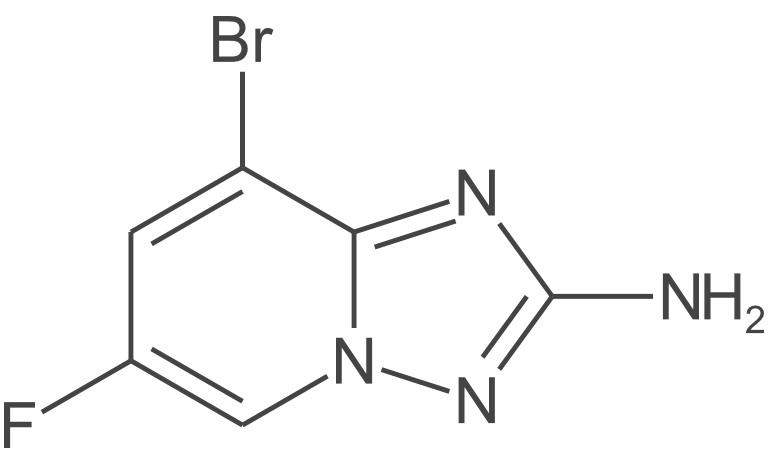 8-溴-6-氟-[1,2,4]三唑并[1,5-a]吡啶-2-胺