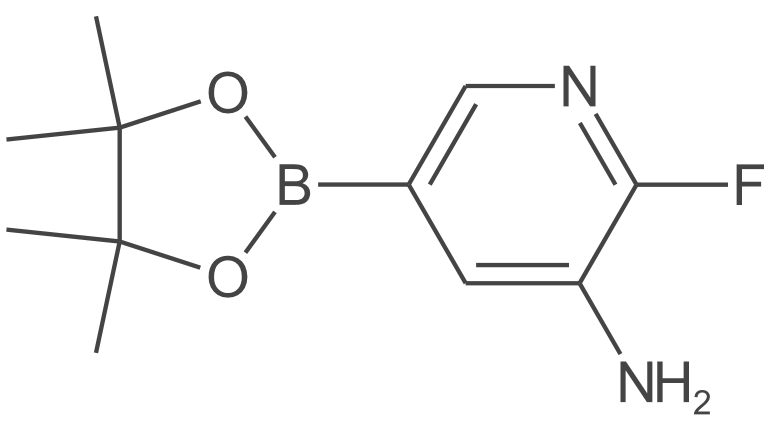 2-氟-5-(4,4,5,5-四甲基-1,3,2-二氧杂硼杂环戊烷-2-基)吡啶-3-胺