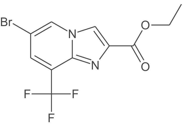 6-溴-8-(三氟甲基)咪唑并[1,2-a]吡啶-2-羧酸乙酯