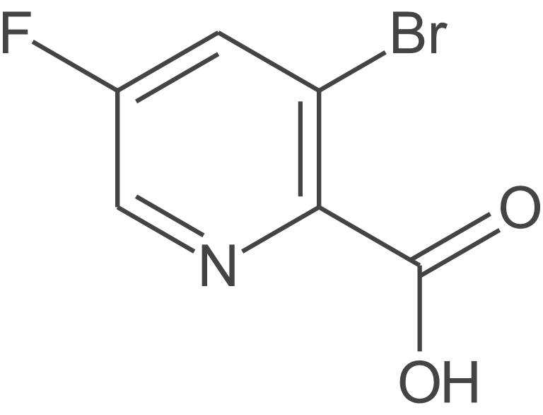 3-溴-5-氟吡啶-2-甲酸