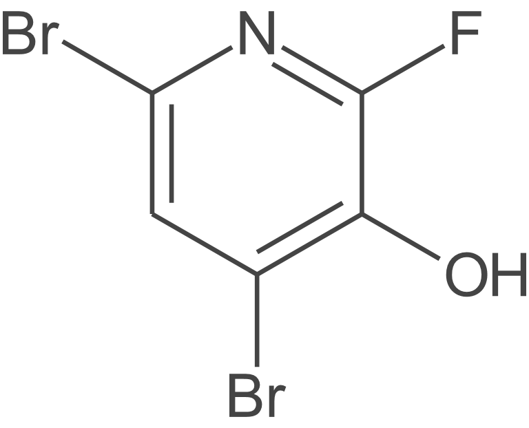 4,6-二溴-2-氟吡啶-3-醇