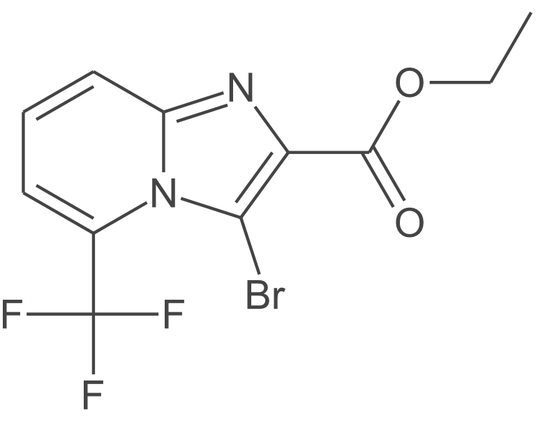 3-溴-5-(三氟甲基)咪唑并[1,2-a]吡啶-2-羧酸乙酯