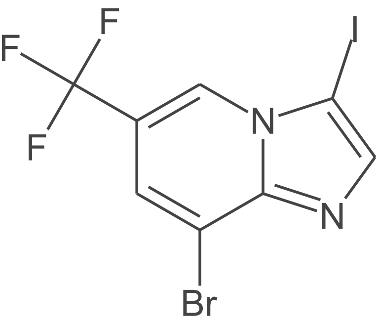 8-溴-3-碘-6-(三氟甲基)咪唑并[1,2-a]吡啶
