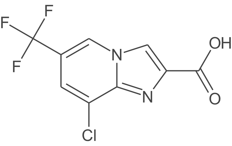 8-氯-6-(三氟甲基)咪唑并[1,2-a]吡啶-2-羧酸