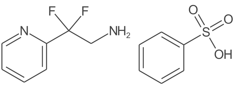 2,2-二氟-2-(吡啶-2-基)乙胺苯磺酸盐