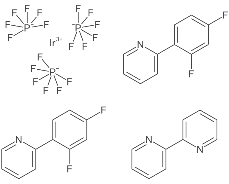 (2,2'-联吡啶)双[2-(2,4-二氟苯基)吡啶]铱(III)六氟磷酸盐