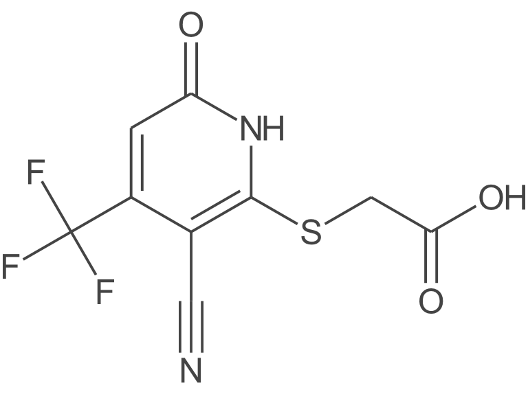 2-{[3-氰基-6-氧代-4-(三氟甲基)-1,6-二氢吡啶-2-基]硫烷基}乙酸